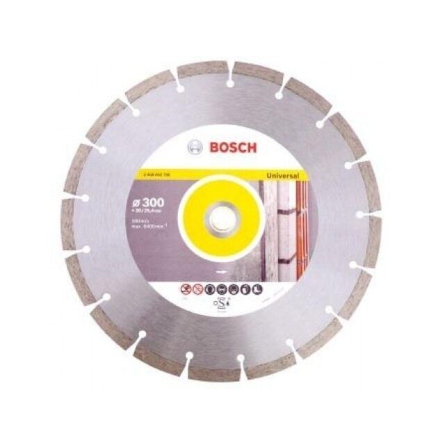 BOSCH 300MM 20MM BORE DIAMOND 12" BLADE UNI100 2608 615 032