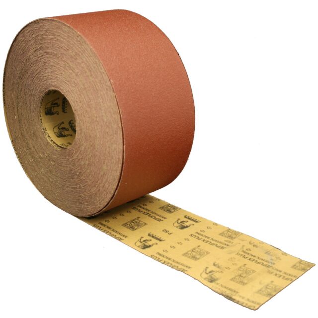 JEPUFLEX 100 GRIT TOP QUALITY 50 METRE ROLL (115MM WIDE)