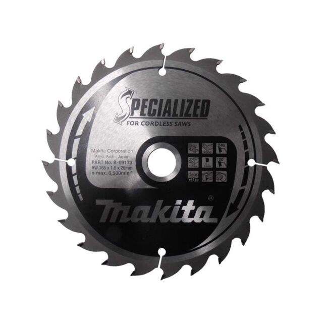 MAKITA B-32910 165MM X 24T 20MM BORE (WAS B-09173 )