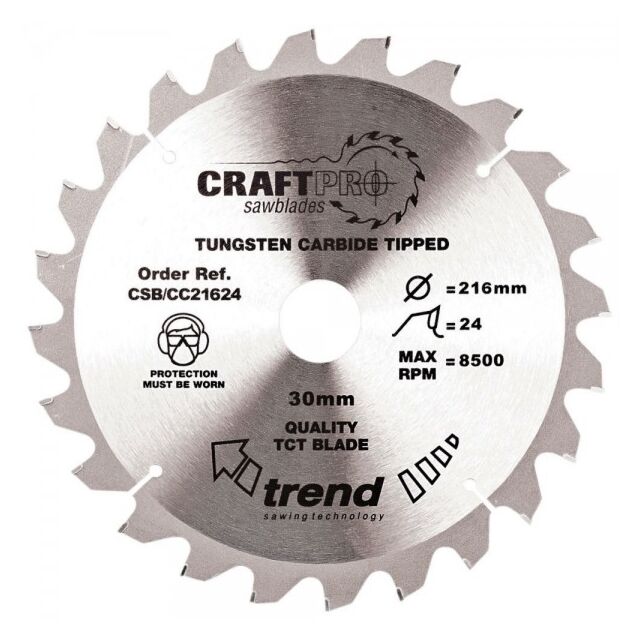 CSB/CC21624 TREND 216MM 24T 30MM BORE BLADE