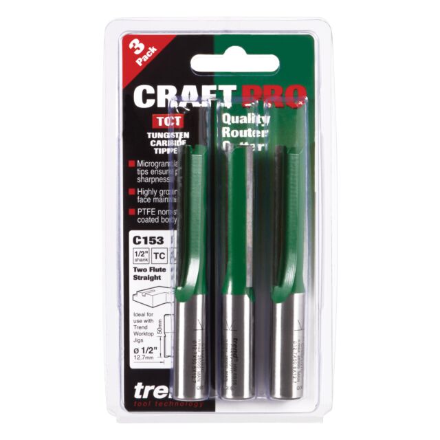 TC WORKTOP CUTTER 1/2" 50MM C153X1/2TC PACK OF 3