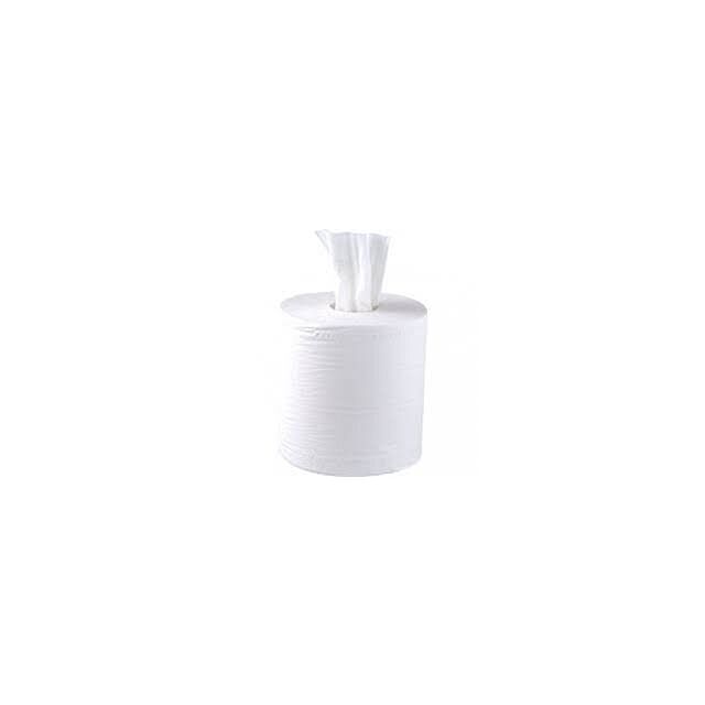 PAPER ROLL 2 PLY WHITE SMALL TISSUE FCFW191502 CENTRE FEED