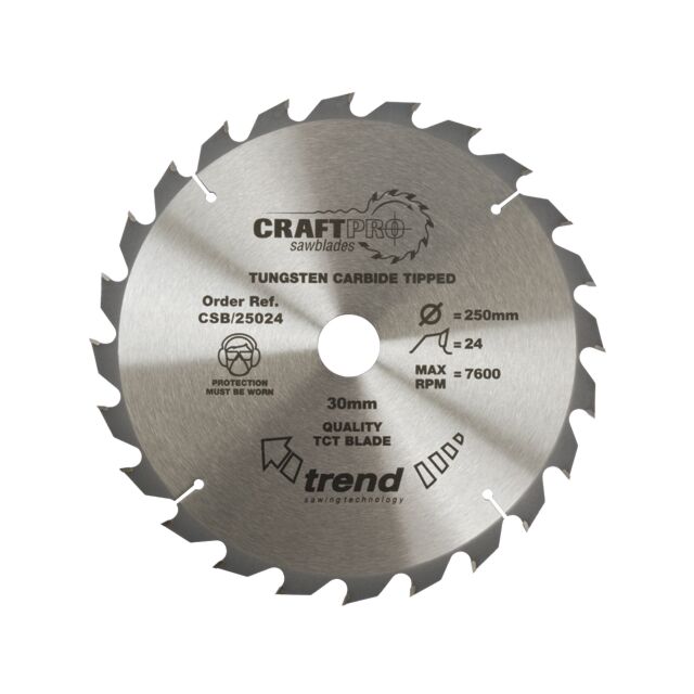 CSB/CC25024T *THIN* 250MM 24T TREND THIN KERF BLADE