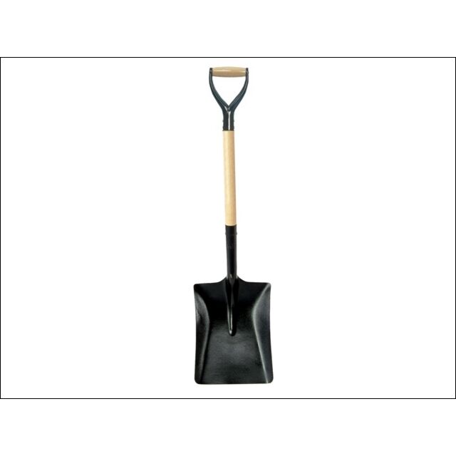 FAITHFULL WOODEN HANDLE SHOVEL FAIOSS2T SQ MOUTH T HANDLE