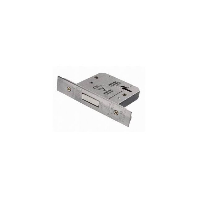 EUROSPEC LDB5525 5L DEADLOCK B.S. 2.1/2" NICKEL (SSS)