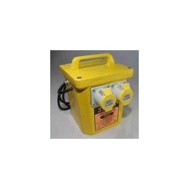 TRANSFORMER 3.3KVA AP30/2H 16AMP TWIN OUTLET CE APPROVED