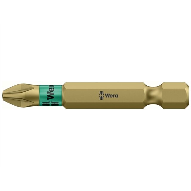 POZI BIT 855/4TH PZ2 X 50MM WERA GOLD EXTRA HARD