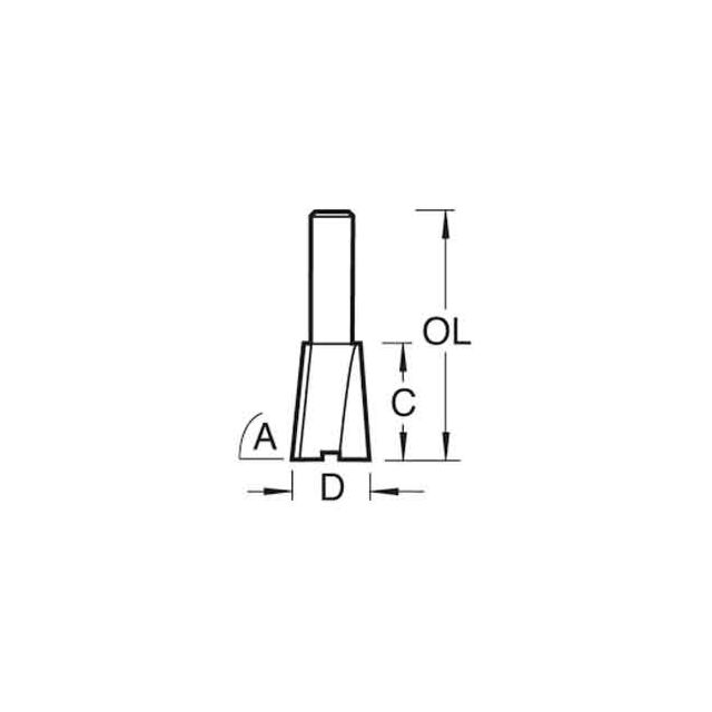 TREND 32/10 TC 1/2" CUTTER (TREAD THICKNESS 22MM)