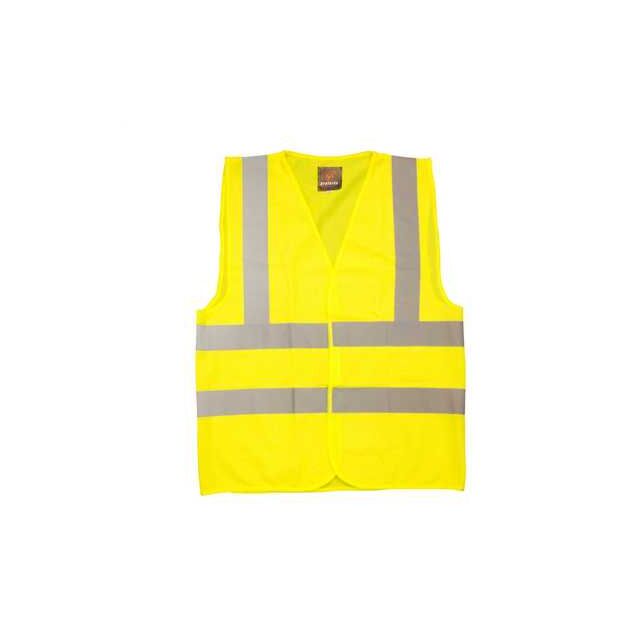 HIGH VISIBILITY WAISTCOAT LARGE VEST CLASS 2 HV08YL