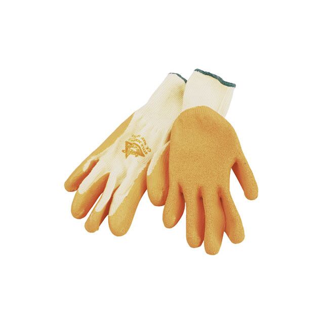 LATEX PALMED GRIPPA GLOVE d/p 2-LCTC LARGE (9) EN240 ORANGE