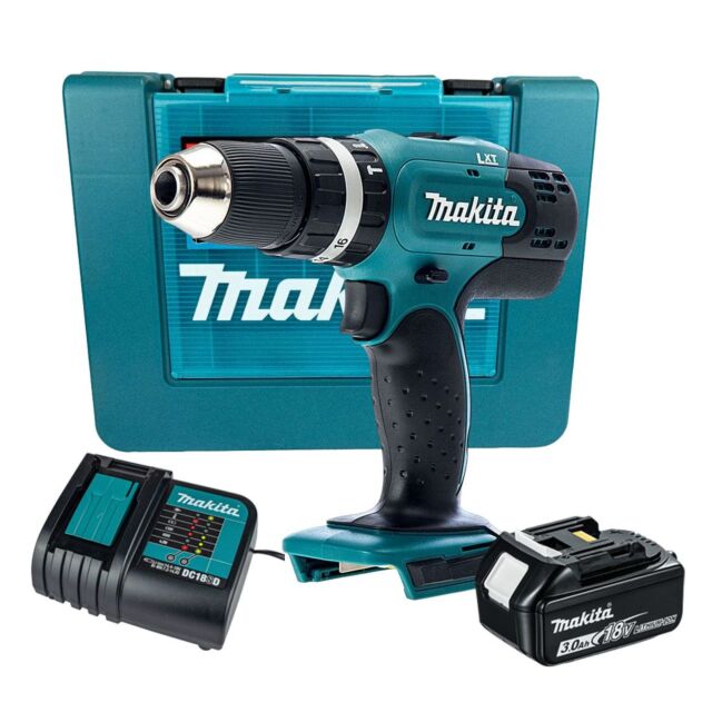 MAKITA DHP453SF 18V LXT CORDLESS COMBI DRILL 1 X 3.0AH