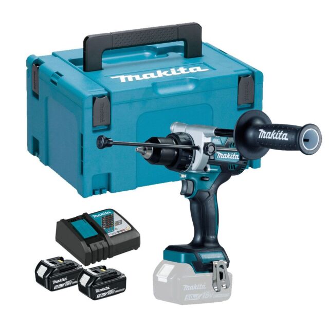 MAKITA DHP486RTJ 18V LXT BRUSHLESS COMBI 2 X 5.0AH