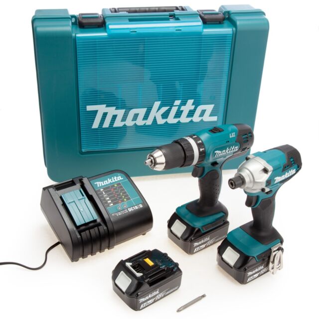 MAKITA DLX2336SF3 18V TWIN KIT DHP453 DTD156 3 X 3.0AH