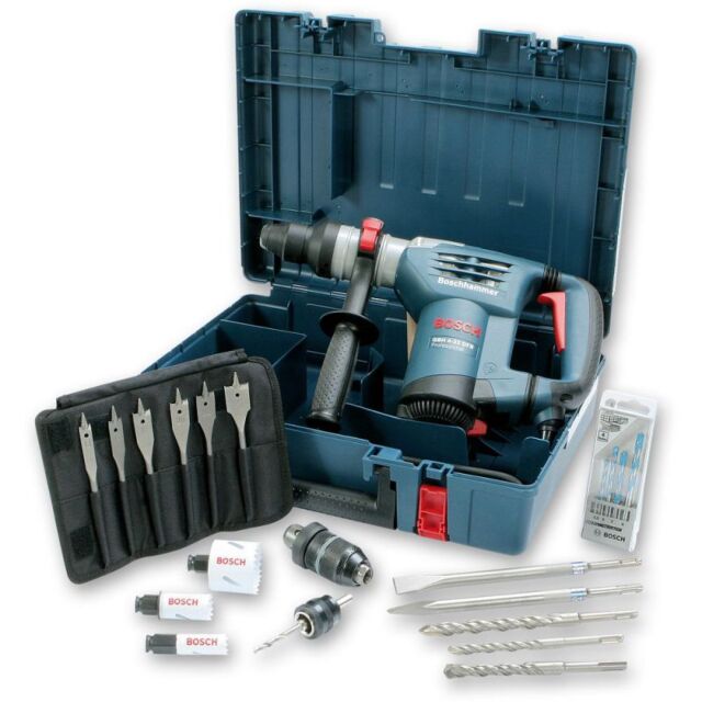 BOSCH GBH4-32DFR SDS+ MULTI DRILL + ACCESSORIES 240V