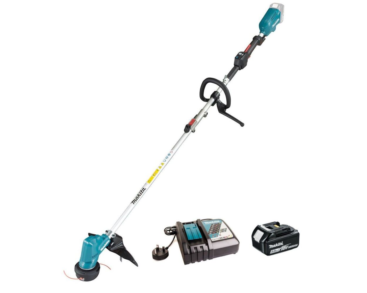 MAKITA DUR191LRT8 18V LXT SPLIT SHAFT STRIMMER 2X5.0AH ECA Toolfast