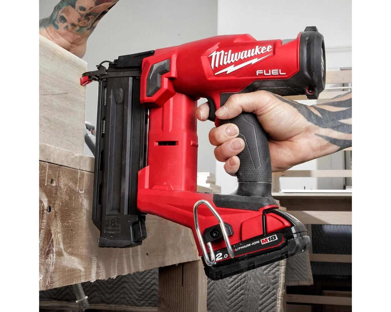MILWAUKEE M18FN18GS 2ND FIX FINISH NAILER BODY ONLY ECA Toolfast