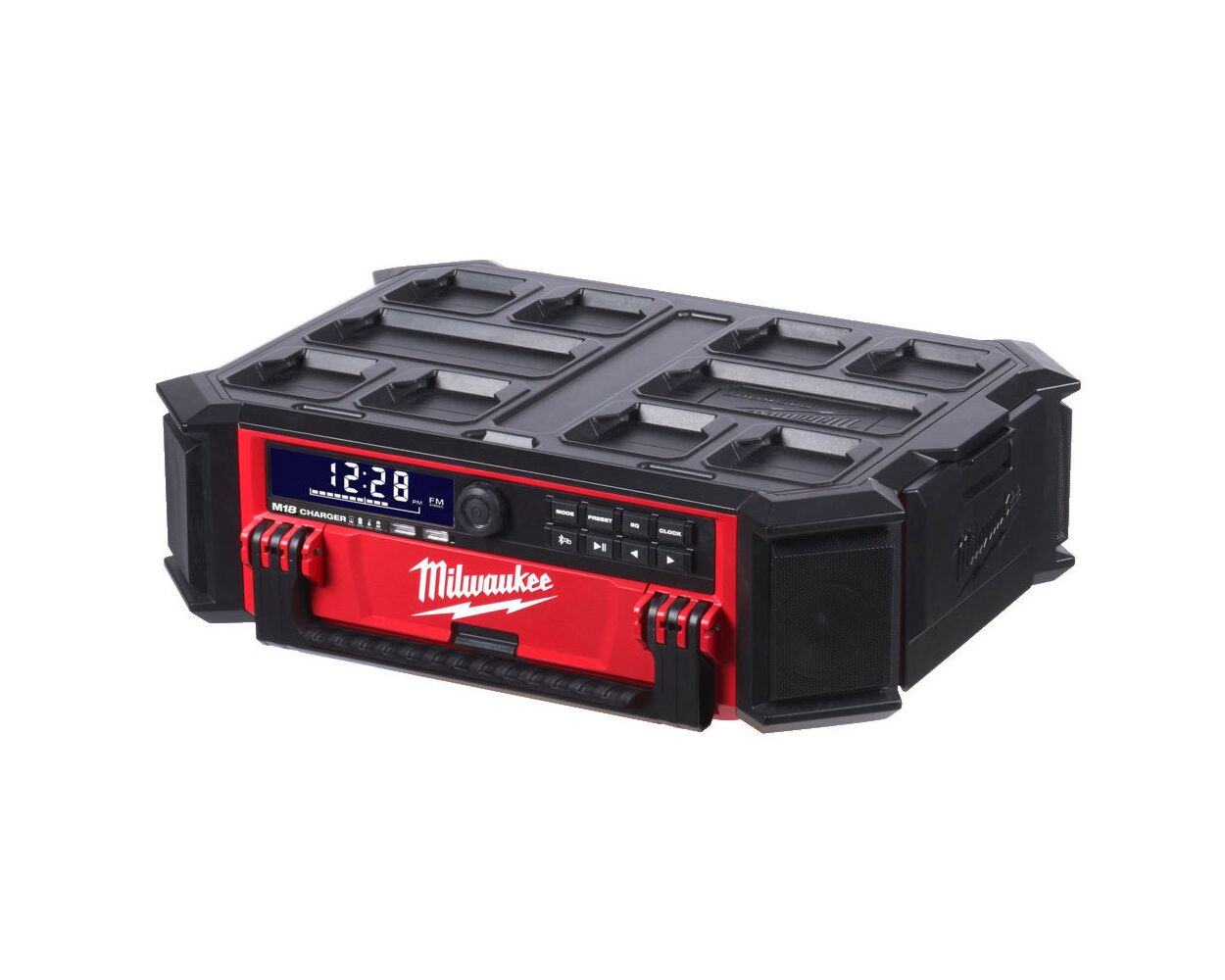 MILWAUKEE M18PRCDAB 0 PACKOUT DAB RADIO CHARGER ECA Toolfast