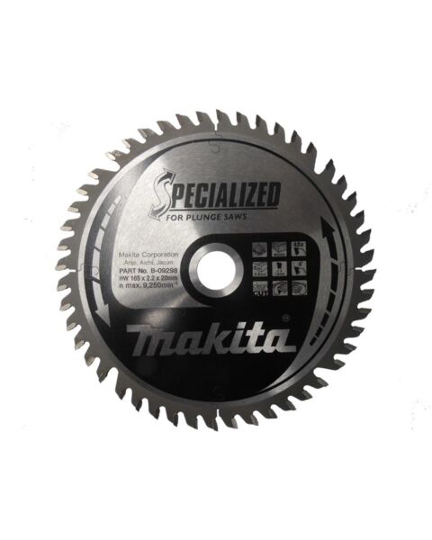 MAKITA B-33015 165MM 48T BLADE 20MM FOR SP6000K PLUNGE SAW