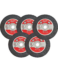 METAL CUT OFF WHEEL BLADE 5PK FOR MILWAUKEE M12FCOT SAW