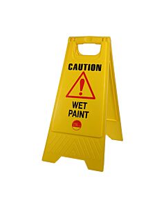 747654 WET PAINT A-FRAME SIGN CAUTION WET PAINT