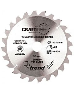 CSB/CC21624 TREND 216MM 24T 30MM BORE BLADE