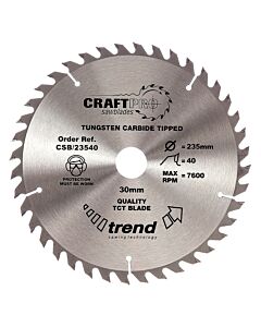 CSB/23540 TREND 235MM 40T SAWBLADE