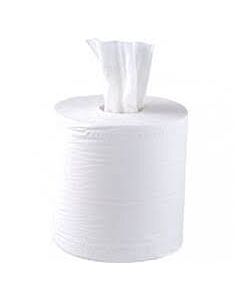 PAPER ROLL 2 PLY WHITE SMALL TISSUE FCFW191502 CENTRE FEED