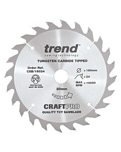 CSB/16024 TREND 160MM 24T 20MM BORE BLADE