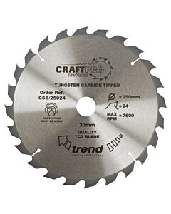 CSB/CC25024T *THIN* 250MM 24T TREND THIN KERF BLADE