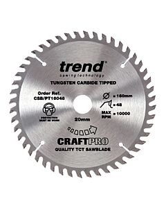 TREND 160X48T PLUNGE SAW BLADE CRAFT PRO FOR FESTOOL TS55