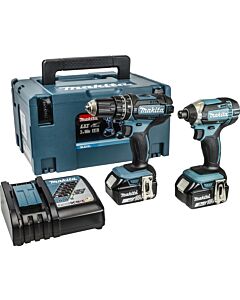 MAKITA DLX2131TJ 18V LXT TWIN KIT DHP482 DTD152 2 X 5.0AH