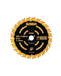 DEWALT DT10624 165x20x24T EXTREME CIRCULAR SAW BLADE