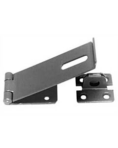 HS617 Hasp & Staple Blk 6" Safety Pattern HS617-PP0150BK