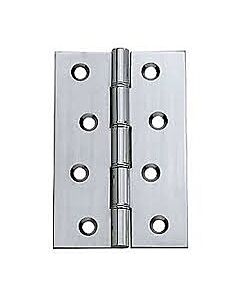 SATIN CHROME HINGE HDSSW2SC 3" ST/STEEL WASH 75MM *PAIR*