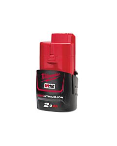 MILWAUKEE M12B2 12V 2.0AH BATTERY 4932430064