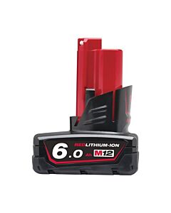 MILWAUKEE M12B6 12V 6.0AH BATTERY 4932451395