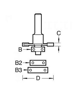 TREND C152 TC 1/2" BISCUIT JOINTER