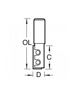 TREND RT/10 TC 1/2" BLADE