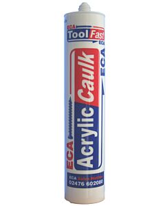 ECA WHITE 121 CAULK 115320 PAINTERS ACRYLIC 10% MOVEMENT