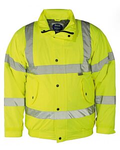 HI VIS BOMBER JACKET LARGE CLASS 3 HJ44YL