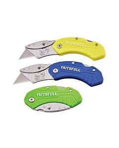 Hi-Vis Folding Utility Knife Faithfull