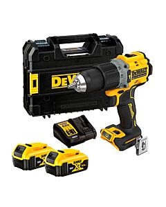 DEWALT DCD805P2T 18V XR BLESS COMBI DRILL 2 X 5.0AH