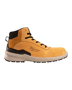 MILWAUKEE FLEXTRED S3S BEIGE MID CUT SAFETY BOOTS SIZ8 8